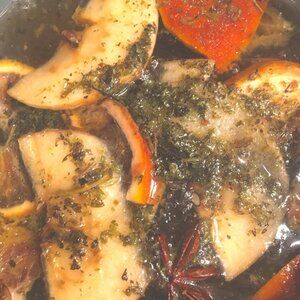 Winter Warmer Simmer Jar sage, lemon, rosemary, and lemon balm